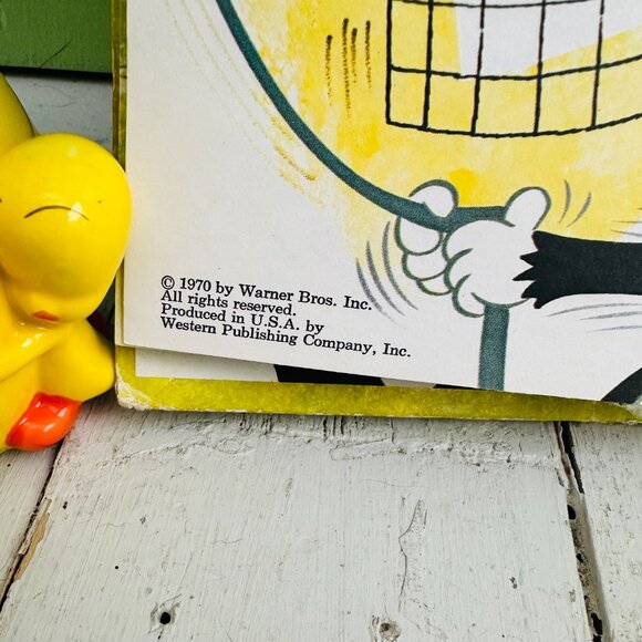 Vintage 70s' Tweety and Sylvester Book Vintage Warner Bros Tweety Bird Sylvester - Picture 7 of 8